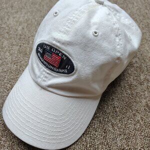 US OPEN CHAMPIONSHIPS 2011 Hat Strapback Adjustable Dad Cap White Embroidered